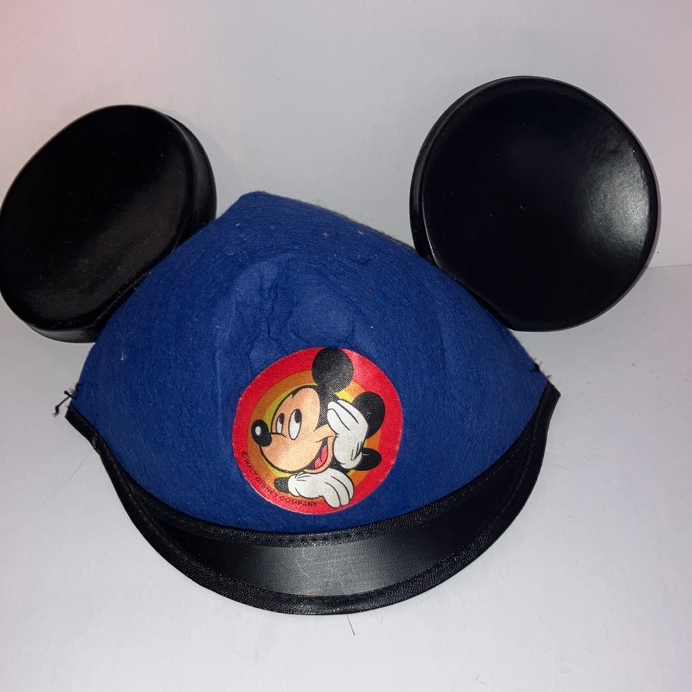 Vintage Blue Mickey Mouse Ears‎ Club Hat